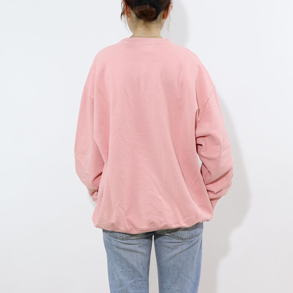 Sporty＆Rich トレーナー ピンク オーバーサイズ 裏起毛