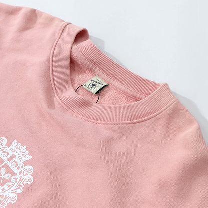 Sporty＆Rich トレーナー ピンク オーバーサイズ 裏起毛