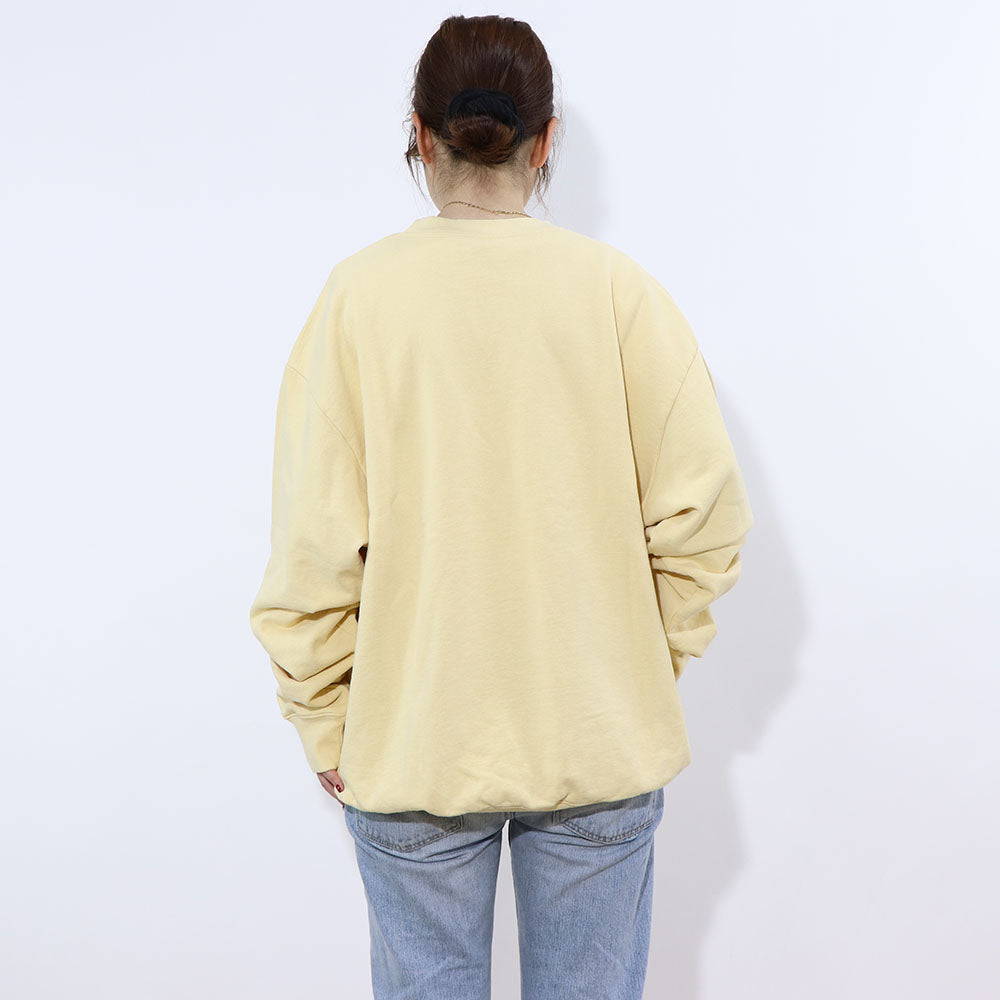 Sporty＆Rich トレーナー イエロー オーバーサイズ 裏起毛