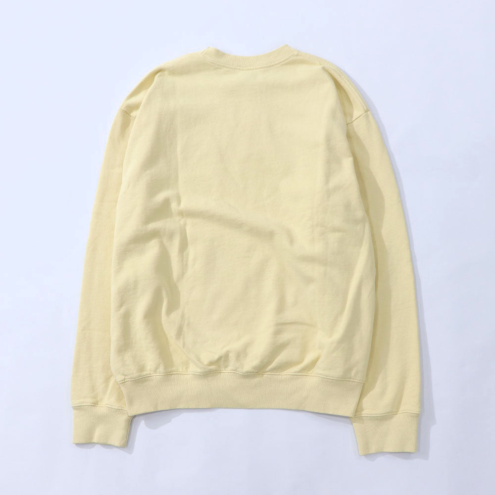 Sporty＆Rich トレーナー イエロー オーバーサイズ 裏起毛