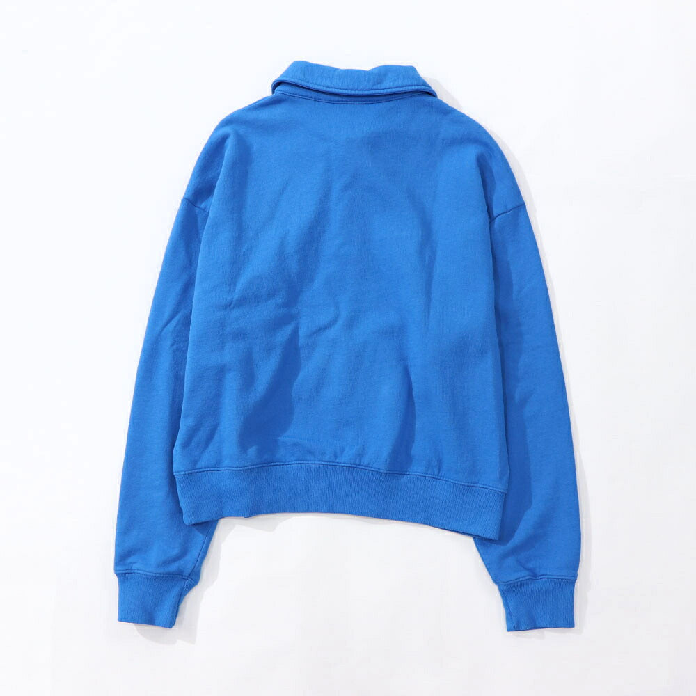 Sporty＆Rich トレーナー ブルー オーバーサイズ 裏起毛