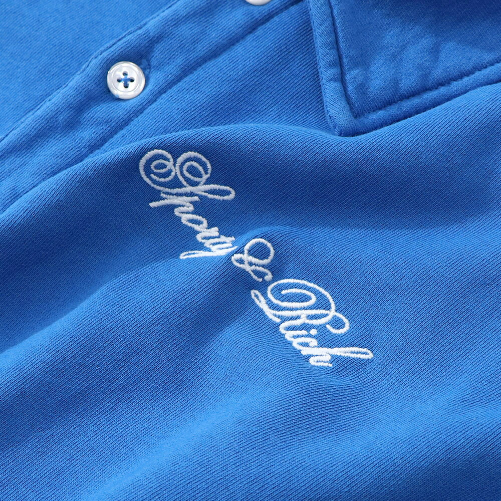 Sporty＆Rich トレーナー ブルー オーバーサイズ 裏起毛