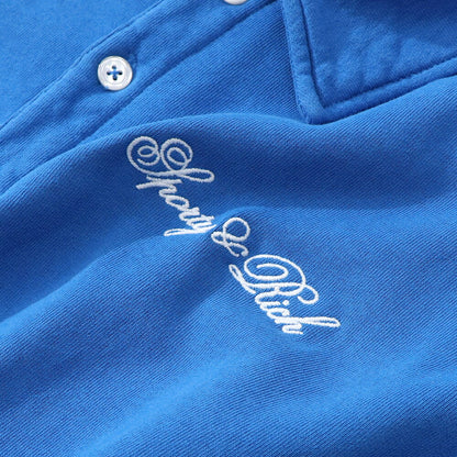 Sporty＆Rich トレーナー ブルー オーバーサイズ 裏起毛