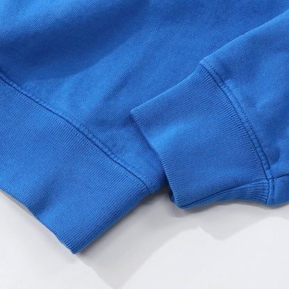 Sporty＆Rich トレーナー ブルー オーバーサイズ 裏起毛