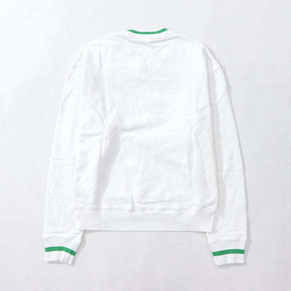 Sporty＆Rich トレーナー ホワイト オーバーサイズ 裏起毛