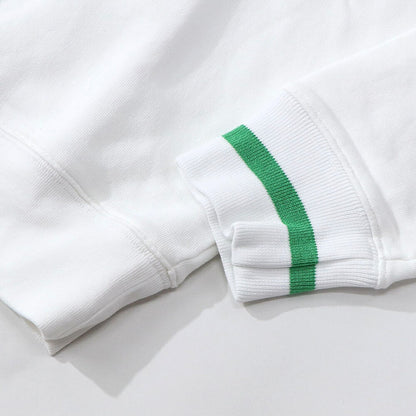 Sporty＆Rich トレーナー ホワイト オーバーサイズ 裏起毛