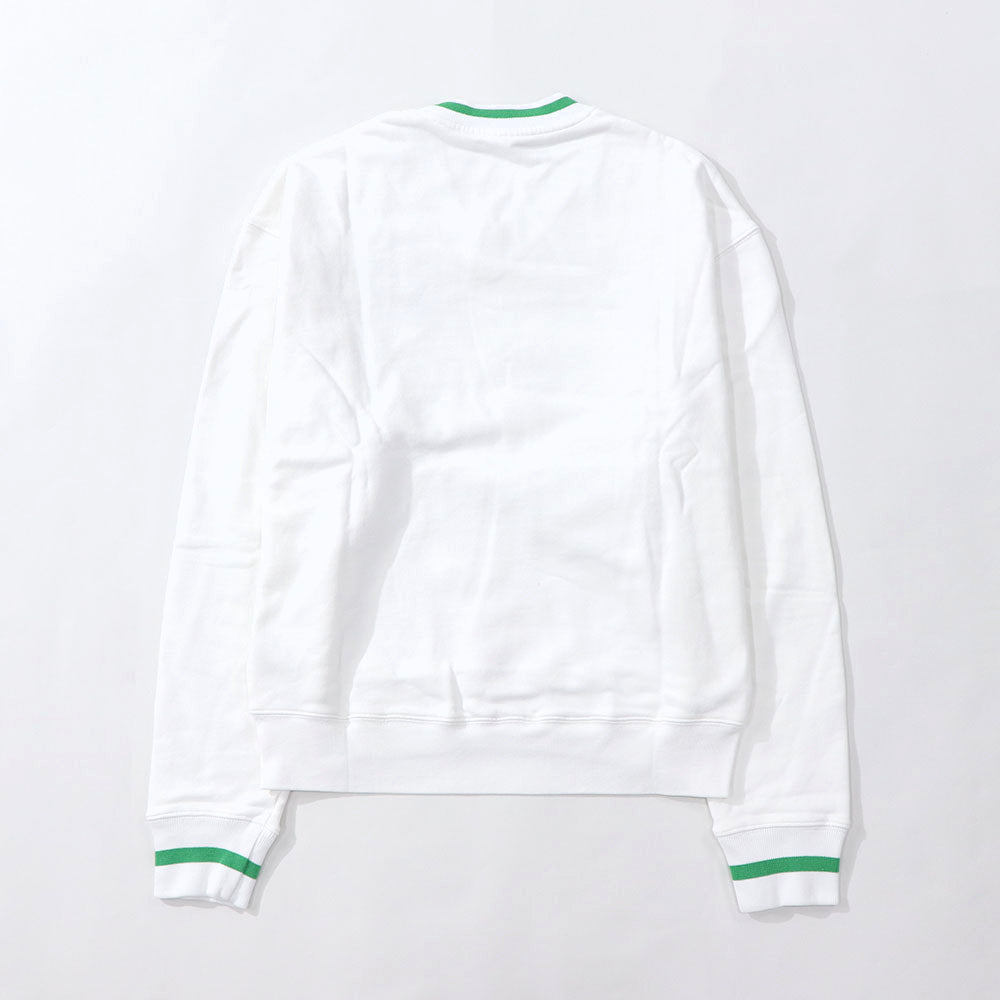 Sporty＆Rich トレーナー ホワイト オーバーサイズ 裏起毛