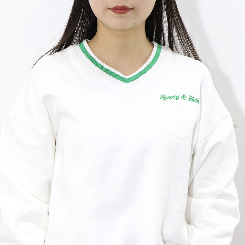 Sporty＆Rich トレーナー プルオーバー ロゴプリント
