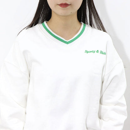 Sporty＆Rich トレーナー プルオーバー ロゴプリント