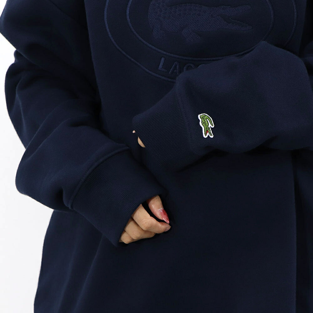 Sporty＆Rich×LACOSTE コラボ トレーナー ロゴプリント