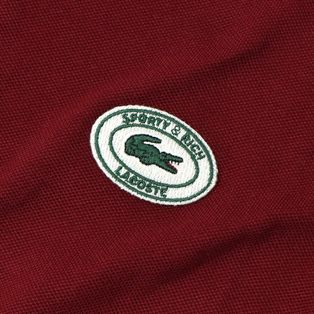 Sporty＆Rich×LACOSTE コラボ ポロシャツ 半袖