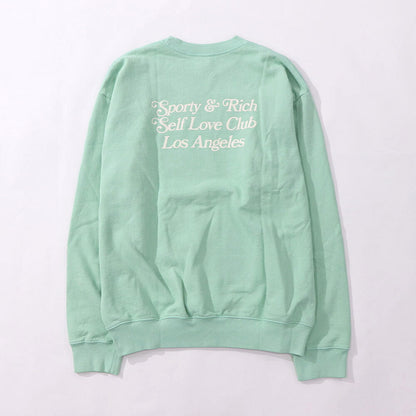 Sporty＆Rich トレーナー ライトグリーン オーバーサイズ 裏起毛