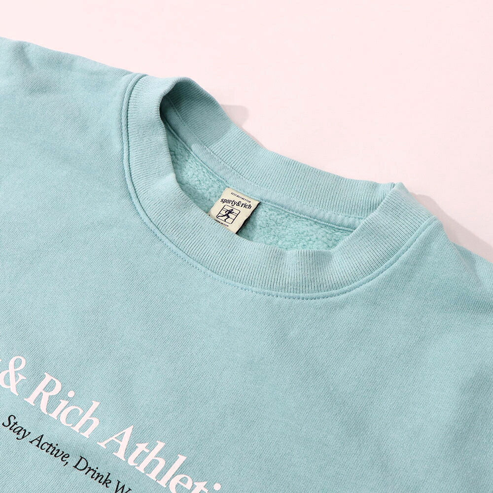 Sporty＆Rich スウェット ライトグリーン オーバーサイズ 裏起毛