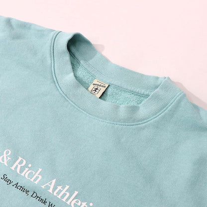 Sporty＆Rich スウェット ライトグリーン オーバーサイズ 裏起毛