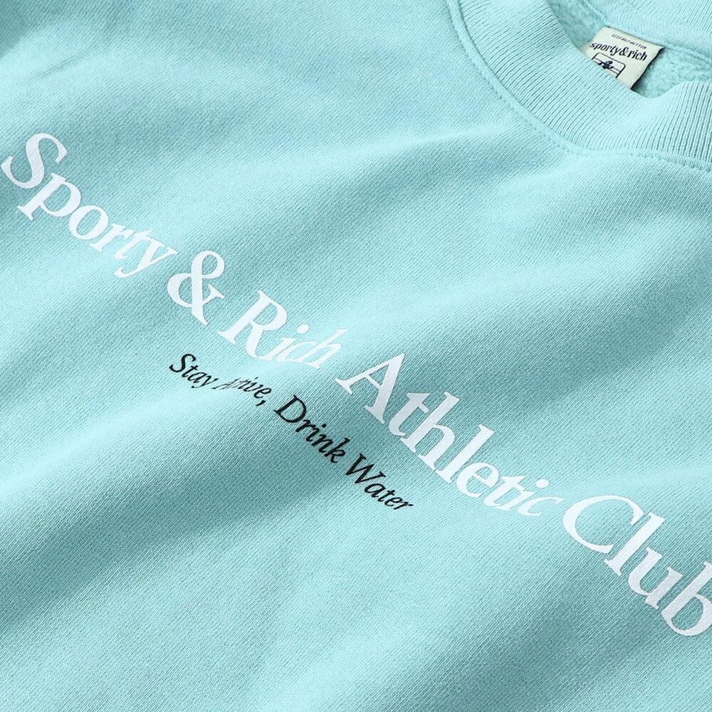 Sporty＆Rich スウェット ライトグリーン オーバーサイズ 裏起毛