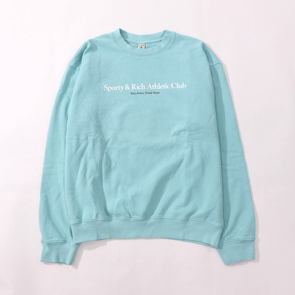 Sporty＆Rich スウェット ライトグリーン オーバーサイズ 裏起毛