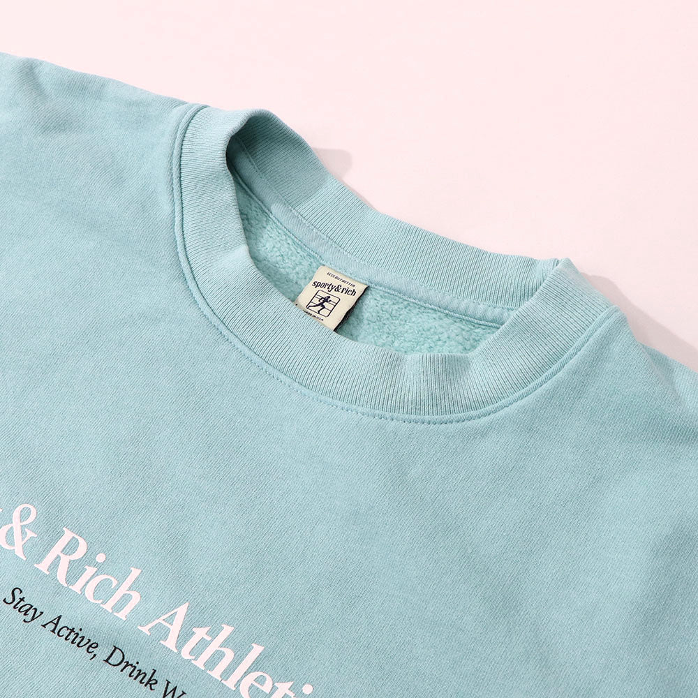 Sporty＆Rich スウェット ライトグリーン オーバーサイズ 裏起毛