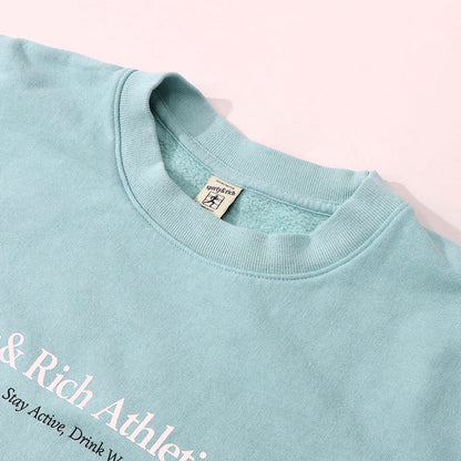 Sporty＆Rich スウェット ライトグリーン オーバーサイズ 裏起毛