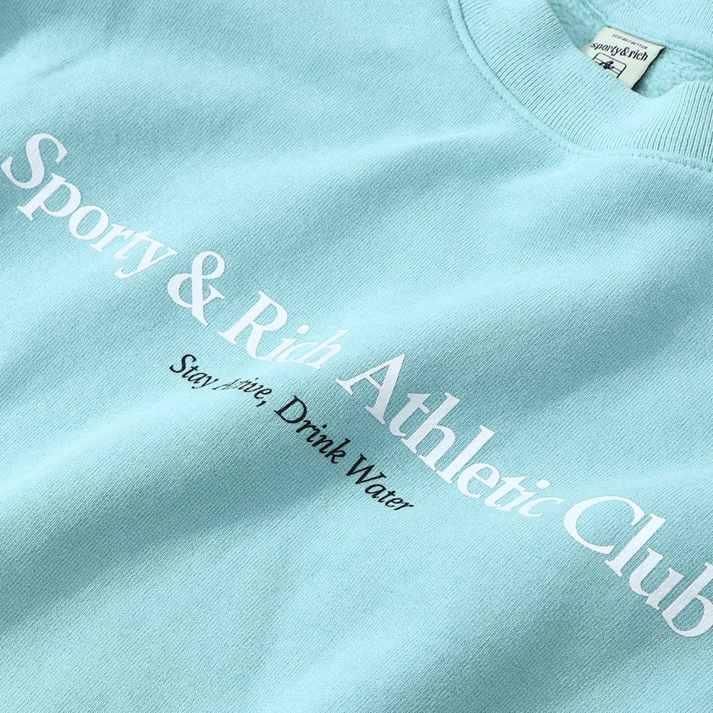 Sporty＆Rich スウェット ライトグリーン オーバーサイズ 裏起毛