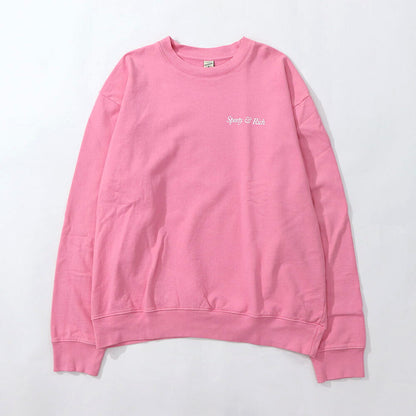 Sporty＆Rich トレーナー ピンク オーバーサイズ 裏起毛
