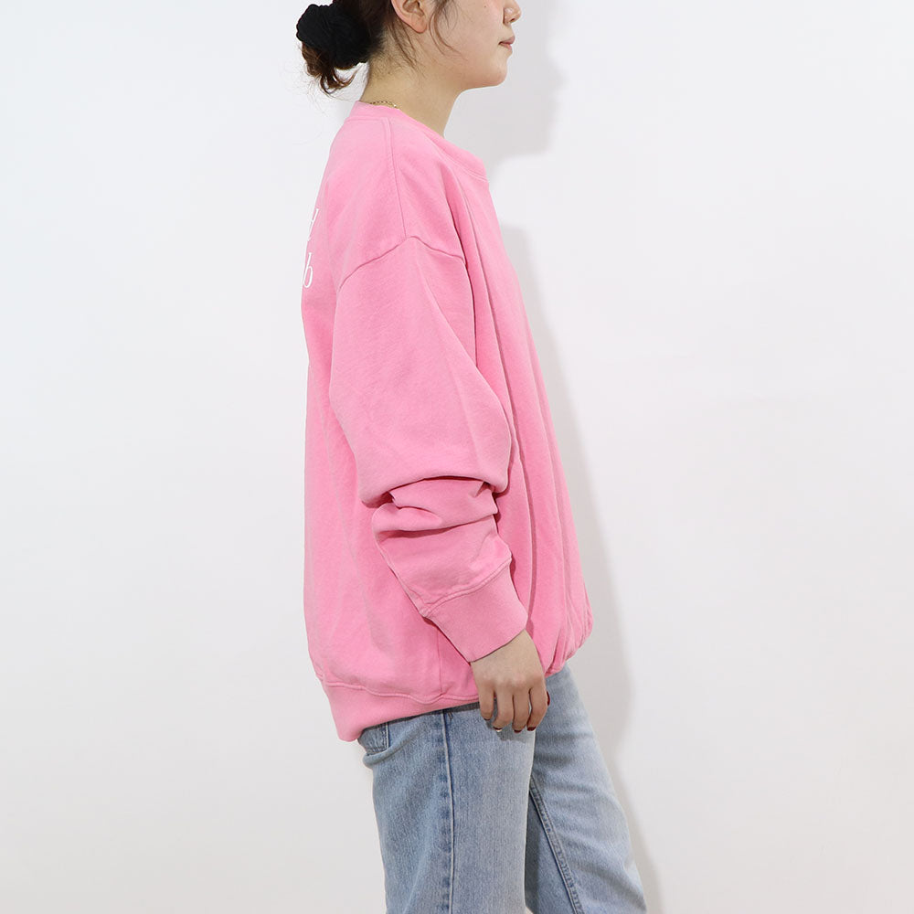 Sporty＆Rich トレーナー ピンク オーバーサイズ 裏起毛 – LE CHIEN