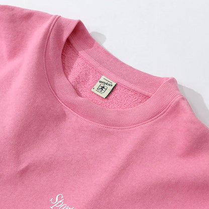 Sporty＆Rich トレーナー ピンク オーバーサイズ 裏起毛