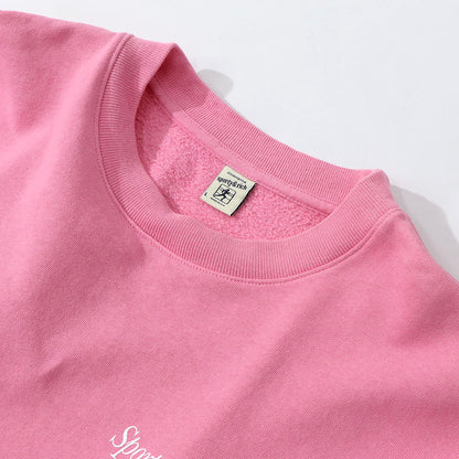 Sporty＆Rich トレーナー ピンク オーバーサイズ 裏起毛