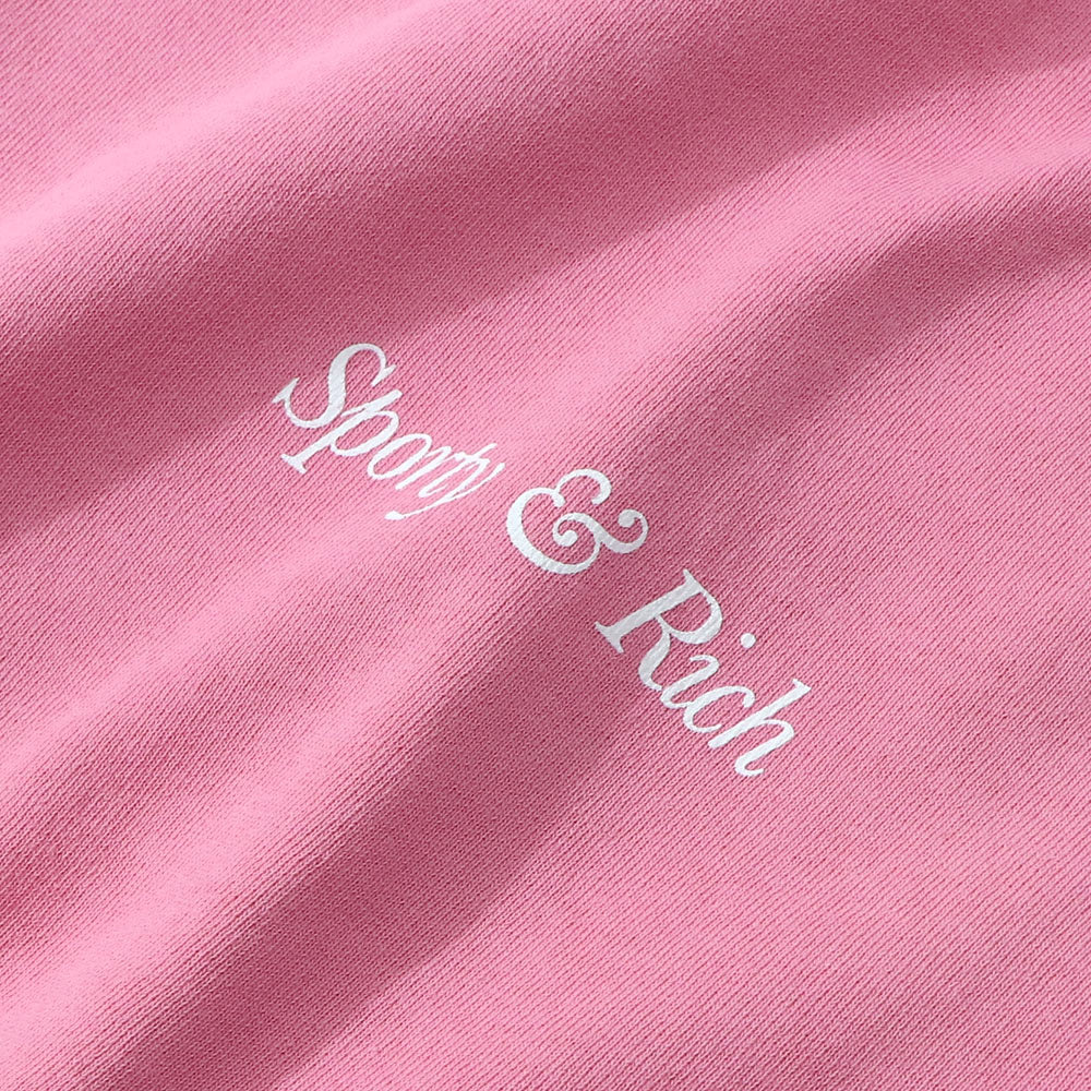 Sporty＆Rich トレーナー ピンク オーバーサイズ 裏起毛