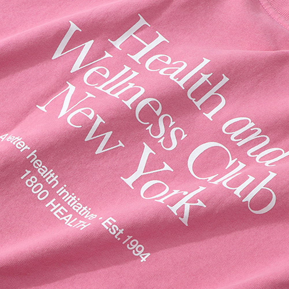 Sporty＆Rich トレーナー ピンク オーバーサイズ 裏起毛