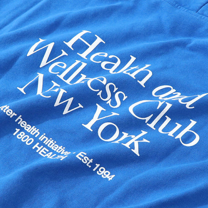 Sporty＆Rich スウェット・トレーナー ブルー フーディー ロゴ