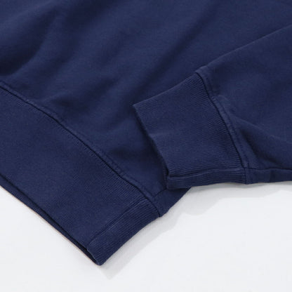 Sporty＆Rich トレーナー ネイビー クロップド丈 裏起毛