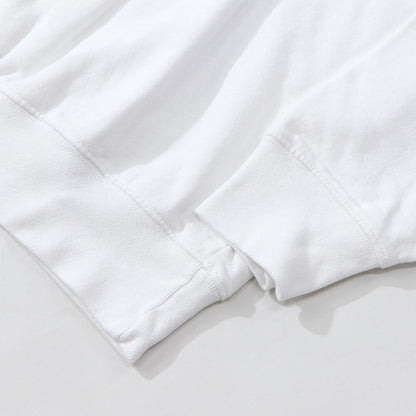 Sporty＆Richトレーナー ホワイト オーバーサイズ ロゴ 裏起毛