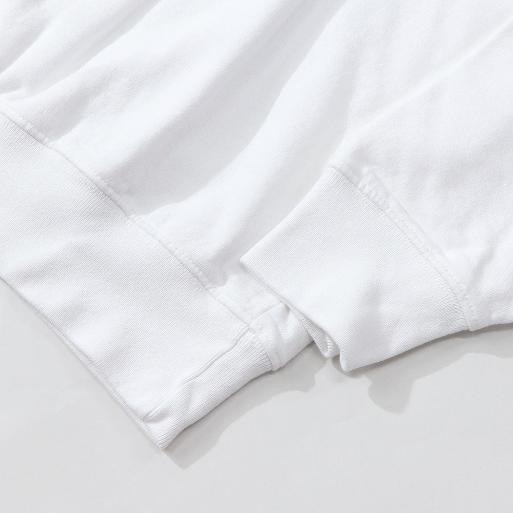 Sporty＆Richトレーナー ホワイト オーバーサイズ ロゴ 裏起毛