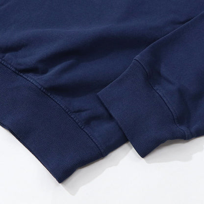 Sporty＆Rich スウェット ネイビー 長袖 オーバーサイズ 裏起毛