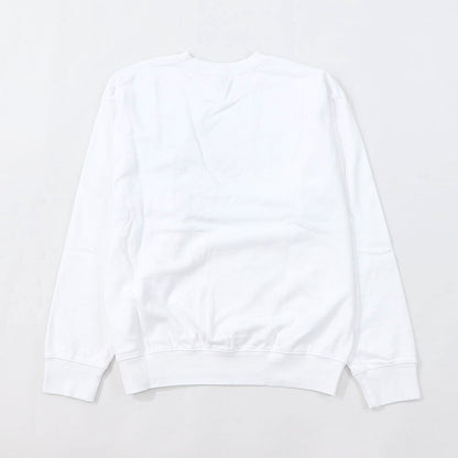 Sporty＆Rich スウェット ホワイト 長袖 オーバーサイズ 裏起毛