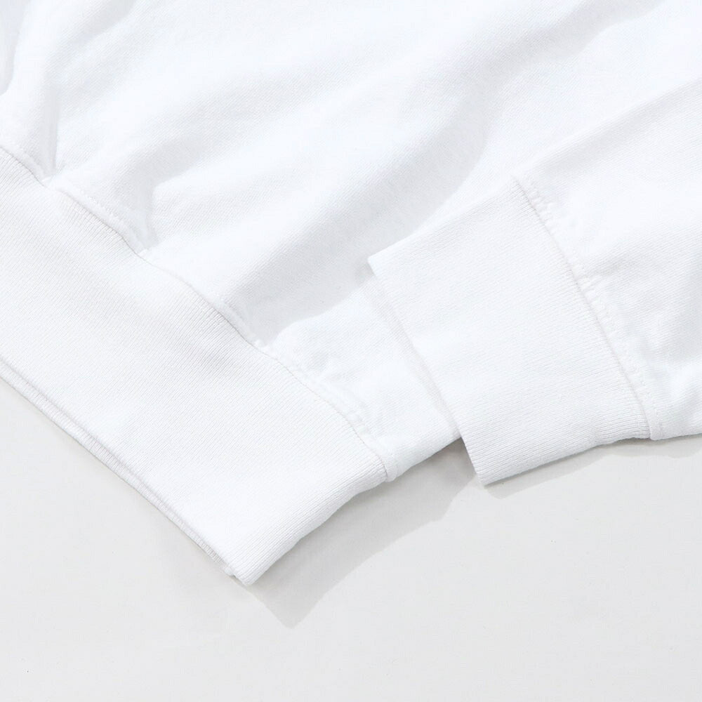 Sporty＆Rich スウェット ホワイト 長袖 オーバーサイズ 裏起毛