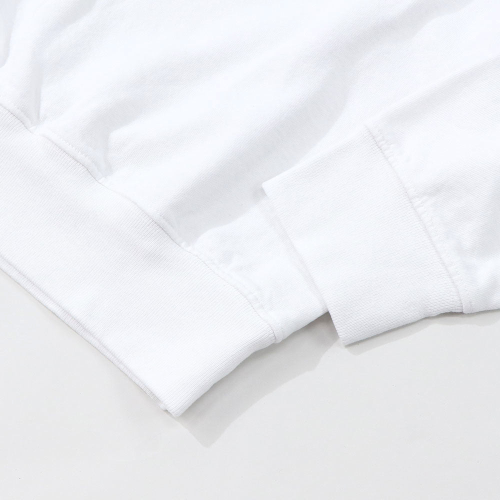 Sporty＆Rich スウェット ホワイト 長袖 オーバーサイズ 裏起毛