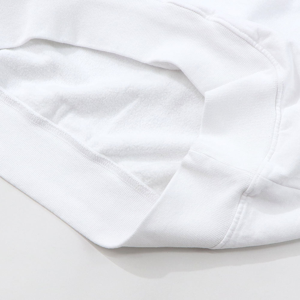 Sporty＆Rich スウェット ホワイト 長袖 オーバーサイズ 裏起毛