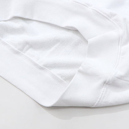 Sporty＆Rich スウェット ホワイト 長袖 オーバーサイズ 裏起毛