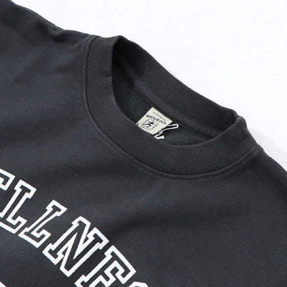 Sporty＆Rich スウェット グレー 長袖 オーバーサイズ 裏起毛