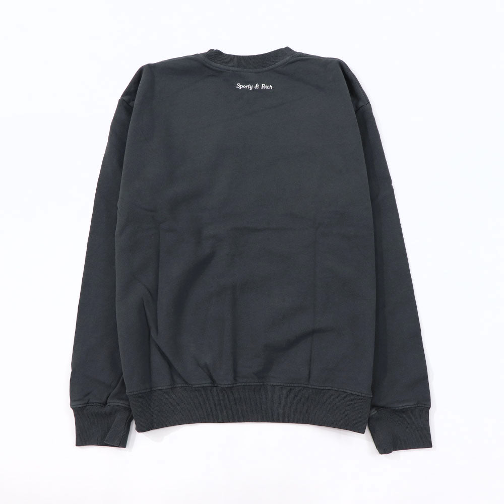 Sporty＆Rich スウェット グレー 長袖 オーバーサイズ 裏起毛