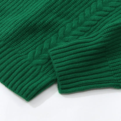 Sporty＆Rich ニット グリーン カシミア 長袖 セーター