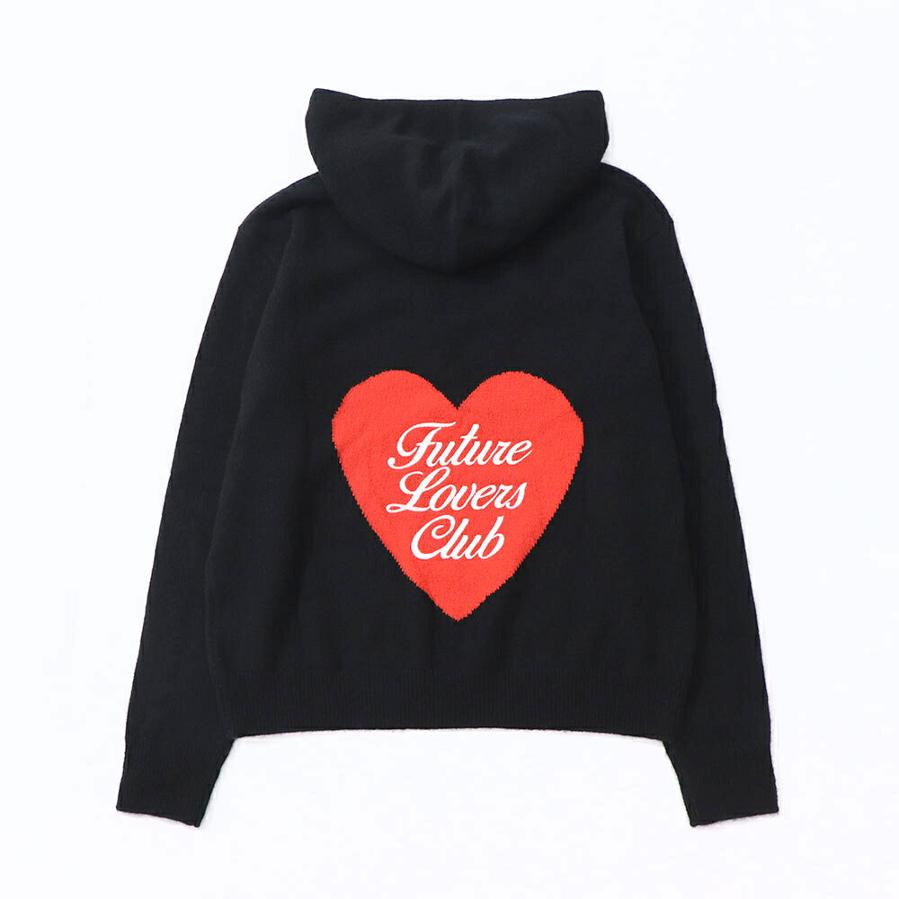 Sporty＆Rich ニット ブラック ロゴ 長袖 セーター