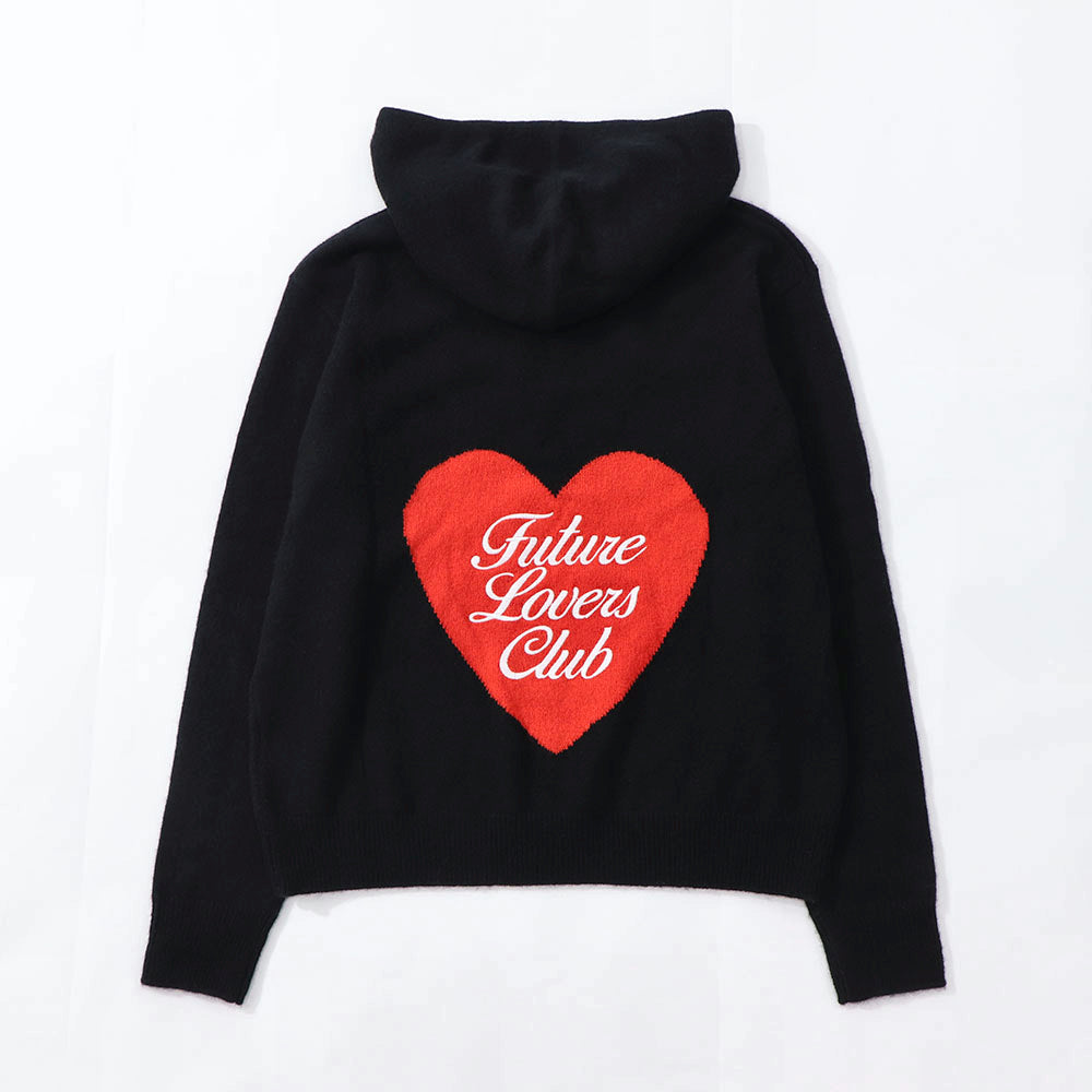 Sporty＆Rich ニット ブラック ロゴ 長袖 セーター