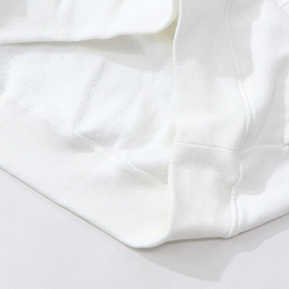 Sporty＆Rich スウェット ホワイト オーバーサイズ ハーフジップ