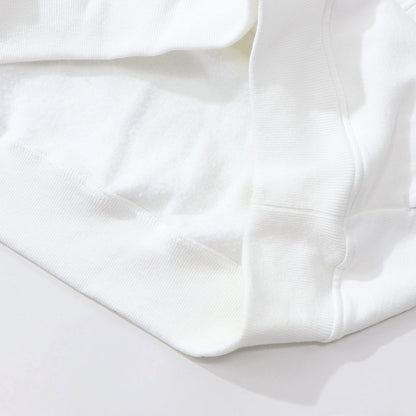 Sporty＆Rich スウェット ホワイト オーバーサイズ ハーフジップ