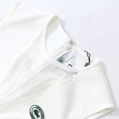 Sporty＆Rich ワンピース ホワイト ノースリーブ ミニワンピース