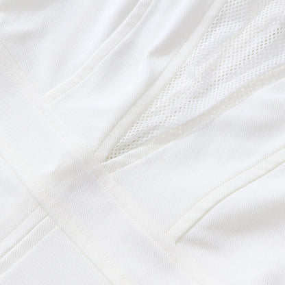 Sporty＆Rich ワンピース ホワイト ノースリーブ ミニワンピース