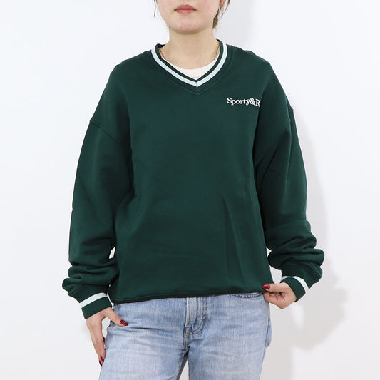 Sporty＆Rich スウェット グリーン オーバーサイズ 裏起毛