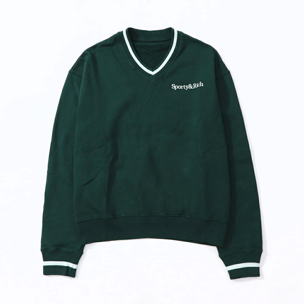 Sporty＆Rich スウェット グリーン オーバーサイズ 裏起毛